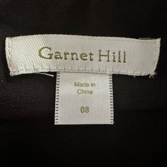 Garnet Hill Embellished Embroidered Black Gold Knit Sequined Tank Top &Skirt Set - Picture 11 of 11